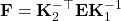 \mathbf{F}=\mathbf{K}_2^{-\top}\mathbf{E}\mathbf{K}_1^{-1}
