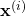 \mathbf{x}^{(i)}