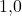 1{,}0