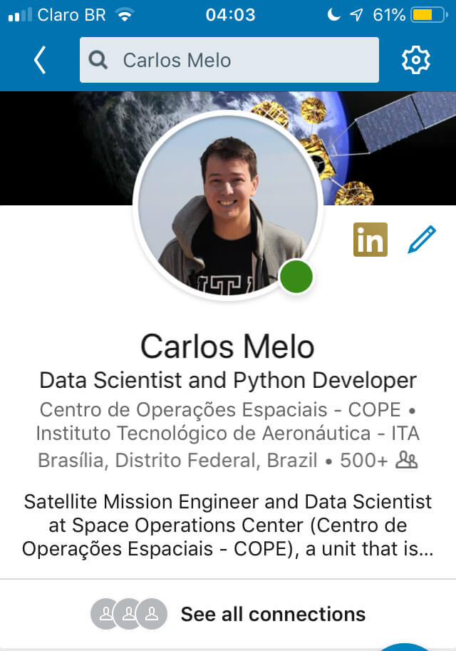 Carlos Melo - Cientista de Dados