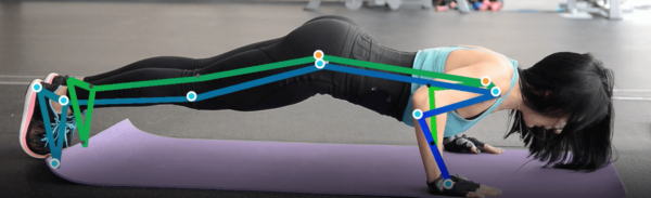 Real Time Human Pose Estimation Using Mediapipe Sigmoidal