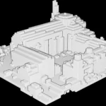 Example of a solid 3D model through voxelization