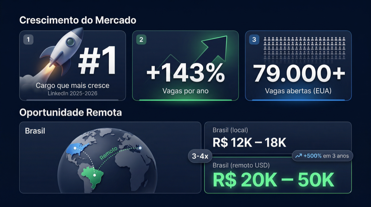 Crescimento do mercado de visão computacional e oportunidade de trabalho remoto para brasileiros com salários de R$ 20 mil a R$ 50 mil por mês