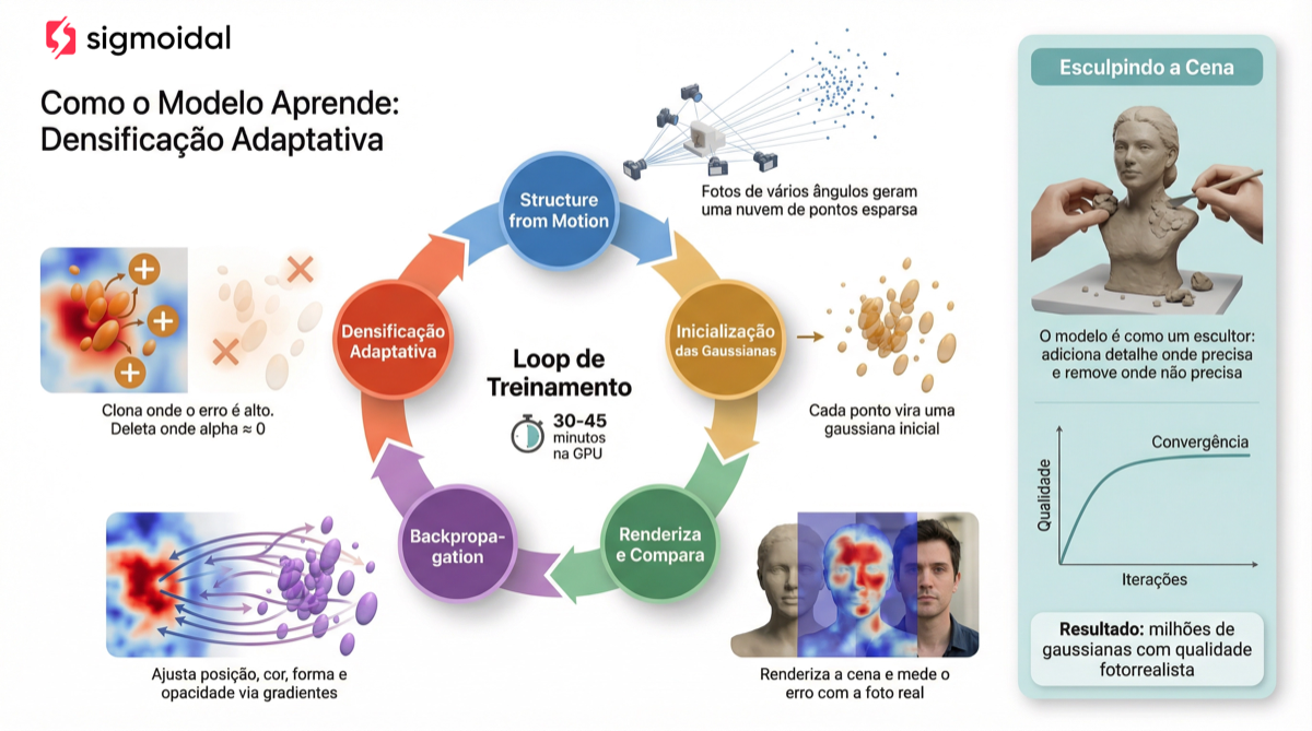 Treinamento e Densificação Adaptativa