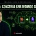 Carlos Melo ao lado de uma representação de um segundo cérebro conectado ao Claude e ao Obsidian